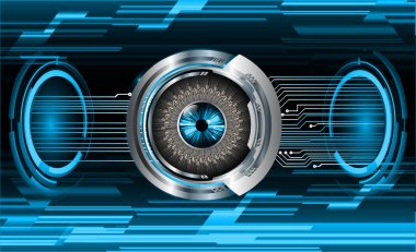 Fütürist teknolojiye sahip soyut arkaplan