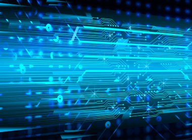 Devre kartlı soyut teknoloji arkaplanı