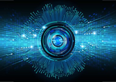 Sanal teknolojik elementlerle soyut bir arka plan. vektör illüstrasyonu