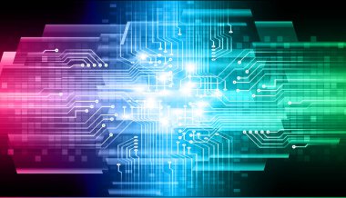 Devre kartlı soyut teknoloji arkaplanı
