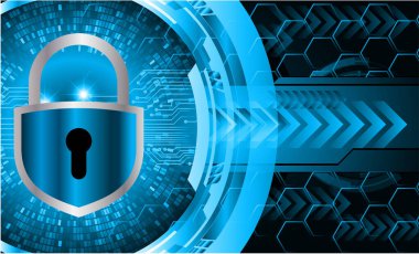 asma kilit ve kilit güvenlik kavramı