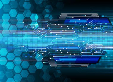 Devre kartlı soyut teknoloji arkaplanı