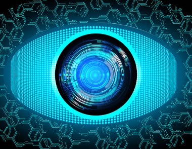 Fütürist teknolojik elementlere sahip soyut teknoloji arka planı