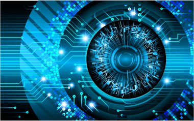 Fütürist teknolojiye sahip soyut arkaplan