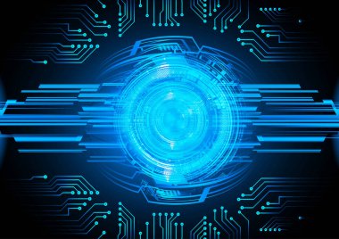 Teknoloji geçmişi olan devre kartı. vektör illüstrasyonu