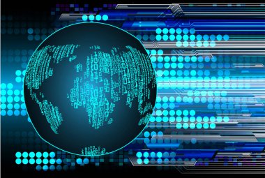 Bilgisayar teknolojisiyle soyut arkaplan