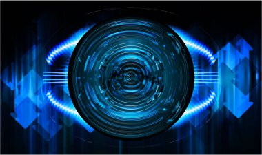 Fütürist şekilli soyut teknoloji arka planı