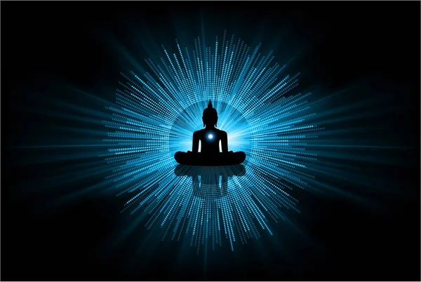 ヨガ瞑想のコンセプトベクトルイラスト — ストックベクタ