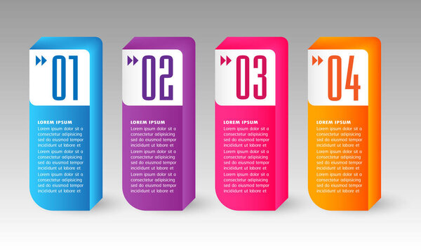 векторная иллюстрация шаблона инфографического дизайна