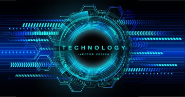 Siber devre gelecekteki teknoloji kavramı