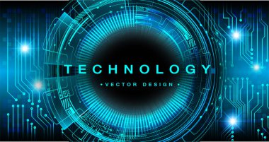 Siber devre gelecekteki teknoloji kavramı