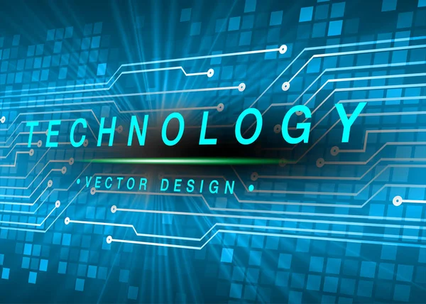 Cibercircuito Futuro Concepto Tecnología Fondo — Archivo Imágenes Vectoriales