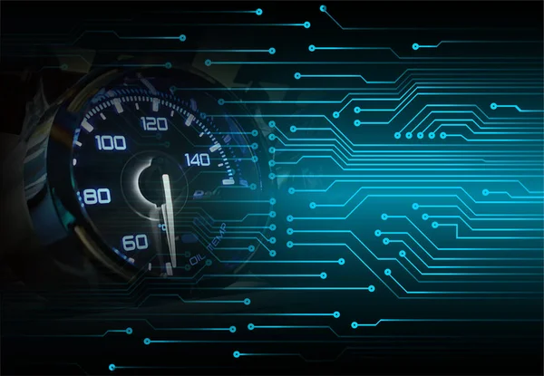 Computer Tacho Technologie Geschwindigkeit — Stockfoto