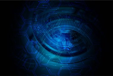 Siber devre gelecekteki teknoloji kavramı