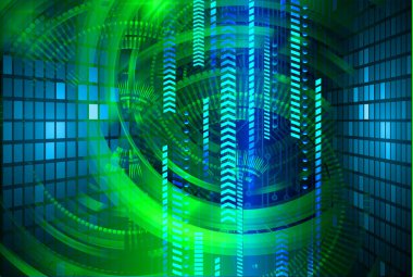 Siber devre gelecekteki teknoloji kavramı