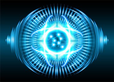 göz siber devre gelecekteki teknoloji konsepti