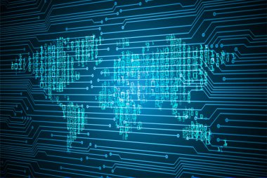 soyut gelecek duvar kağıdı, dijital arkaplan