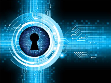 göz siber devre gelecekteki teknoloji konsepti