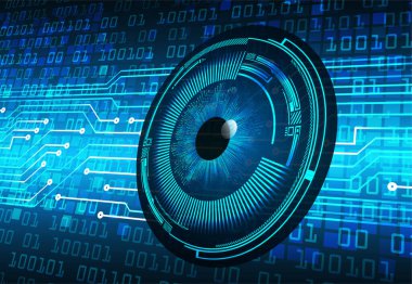 Siber devre gelecekteki teknoloji kavramı