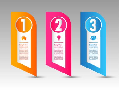 Web sitesi, bilgisayar grafiği, teknoloji ve internet için renkli modern metin kutusu şablonu, afiş