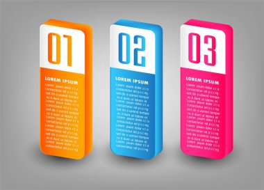 Web sitesi, bilgisayar grafiği, teknoloji ve internet için renkli modern metin kutusu şablonu, afiş