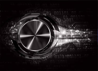 göz siber devre gelecekteki teknoloji konsepti