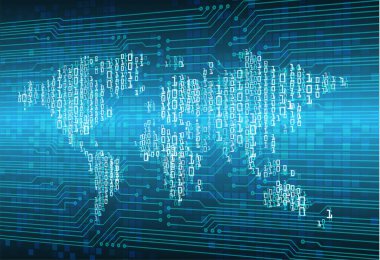 soyut gelecek duvar kağıdı, dijital arkaplan