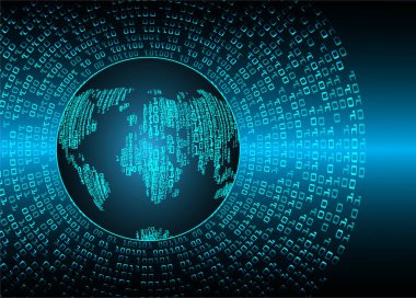 ikili kodlu soyut arkaplan