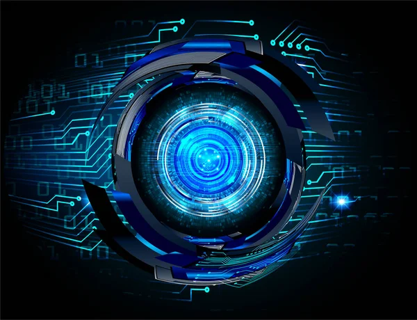 göz siber devre gelecekteki teknoloji konsepti