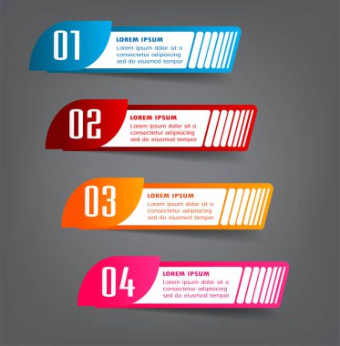 Web sitesi, bilgisayar grafiği, teknoloji ve internet için renkli modern metin kutusu şablonu, afiş