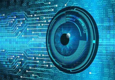 Siber devre gelecekteki teknoloji kavramı