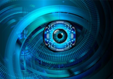 Siber devre gelecekteki teknoloji kavramı