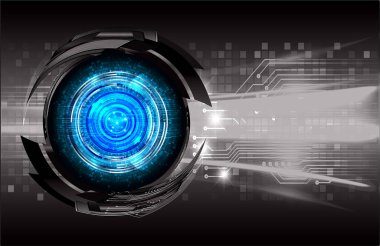 Siber devre gelecekteki teknoloji kavramı