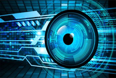 Siber devre gelecekteki teknoloji kavramı