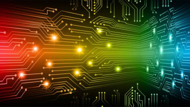 soyut gelecek duvar kağıdı, dijital arkaplan