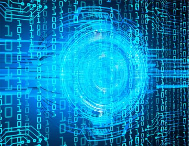 Siber devre gelecekteki teknoloji kavramı