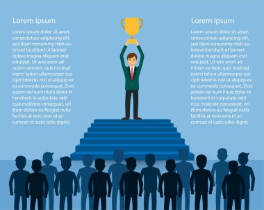 Simge tasarımı ile iş konsepti, vektör illüstrasyonu 10 eps grafik