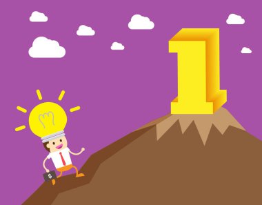 iş kavramı, vektör illüstrasyonu