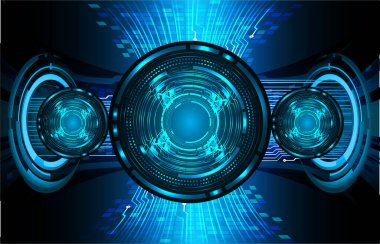 göz siber devre gelecekteki teknoloji konsepti