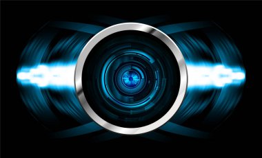 göz siber devre gelecekteki teknoloji konsepti