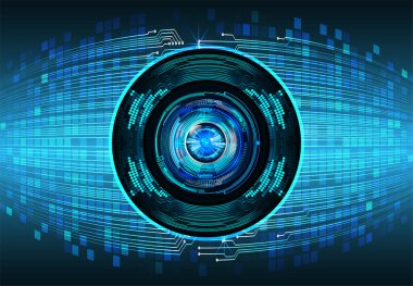 Siber devre gelecekteki teknoloji kavramı