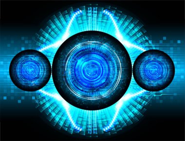 Siber devre gelecekteki teknoloji kavramı