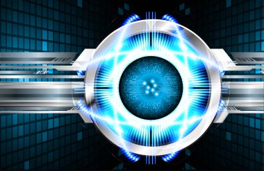 Siber devre gelecekteki teknoloji kavramı