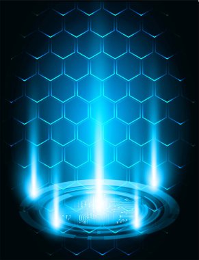 soyut gelecek duvar kağıdı, dijital arkaplan