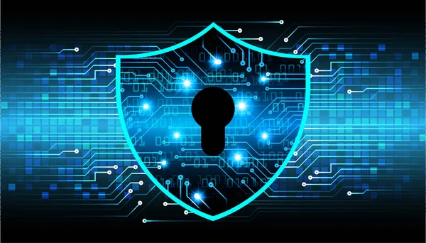 anahtar deliği ile arkaplan vektör illüstrasyonu, dijital güvenlik kavramı