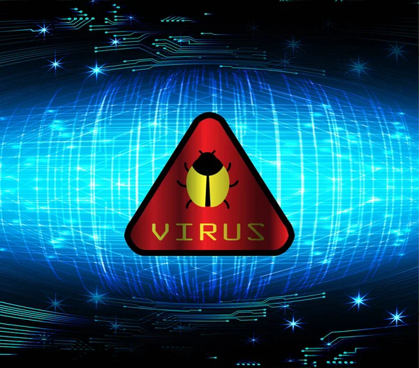 Illustration Vectorielle Fond Virus — Image vectorielle