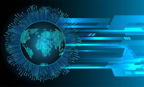 ikili kod ve dünya ile soyut arkaplan