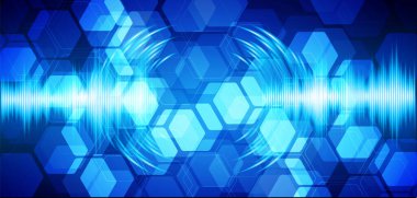 soyut mavi duvar kağıdı, dijital arkaplan