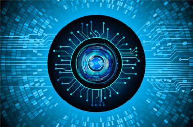 Siber devre gelecekteki teknoloji kavramı