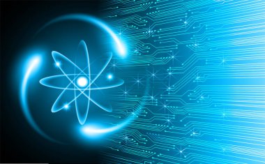 Devre kartı ile soyut arkaplan